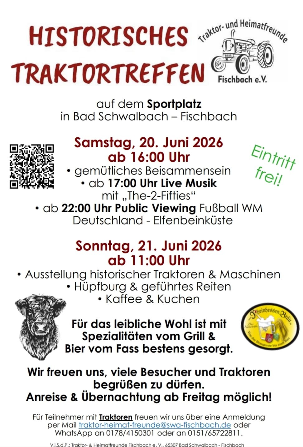3. Historisches Traktortreffen in Bad Schwalbach - Fischbach