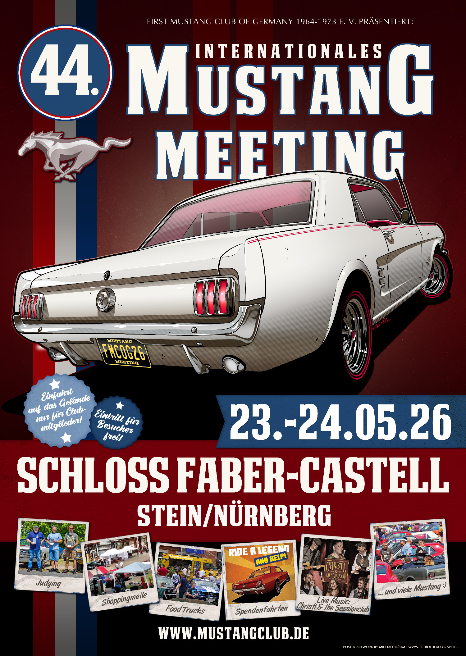 44. Internationales Mustang Meeting in Stein bei Nürnberg vom 23. - 24.05.2026